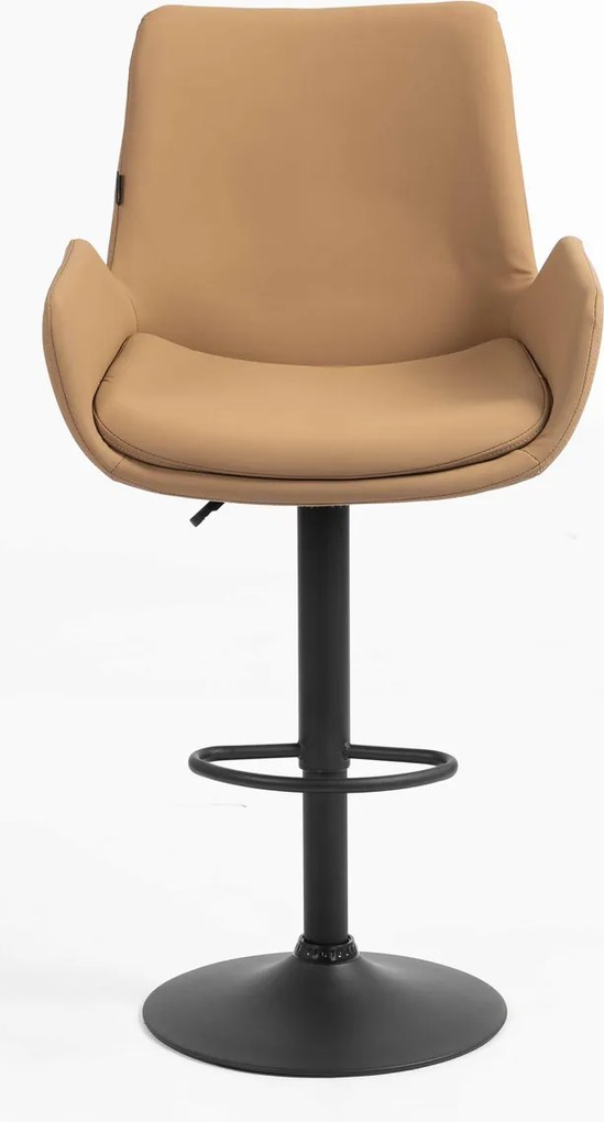 HR240W Scaun Carmel Piele Ecologica Premium Soft cu Bază Neagră