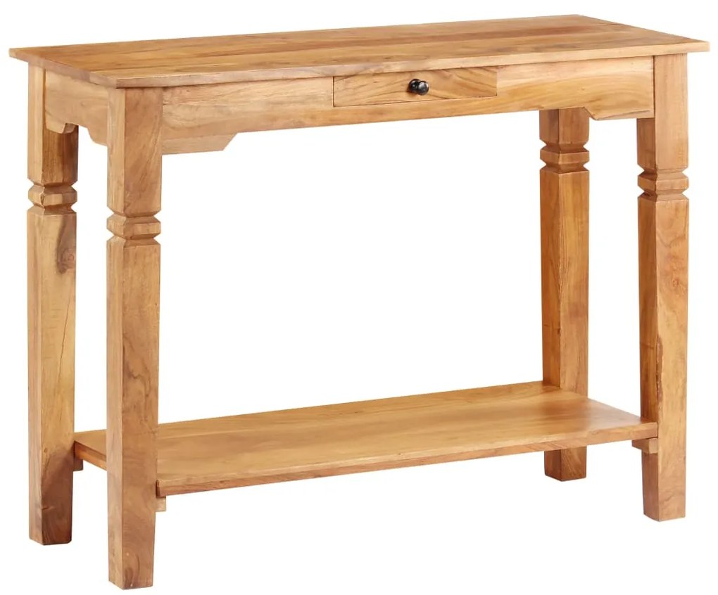 vidaXL Masă consolă, 100x40x76 cm, lemn masiv de acacia