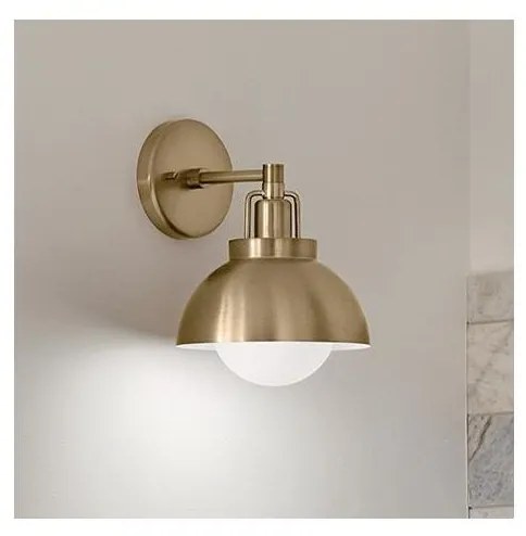 Lampă de perete Kichler KL-NIVA-1W-1P-CPZ NIVA 1xE27/40W/230V alamă