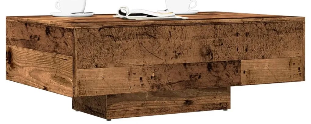 vidaXL Măsuță de cafea, lemn vechi, 85x55x31 cm, lemn prelucrat