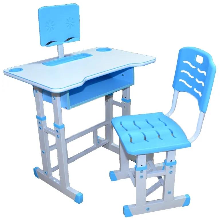 Birou cu scaun reglabil , Albastru , accesorii incluse