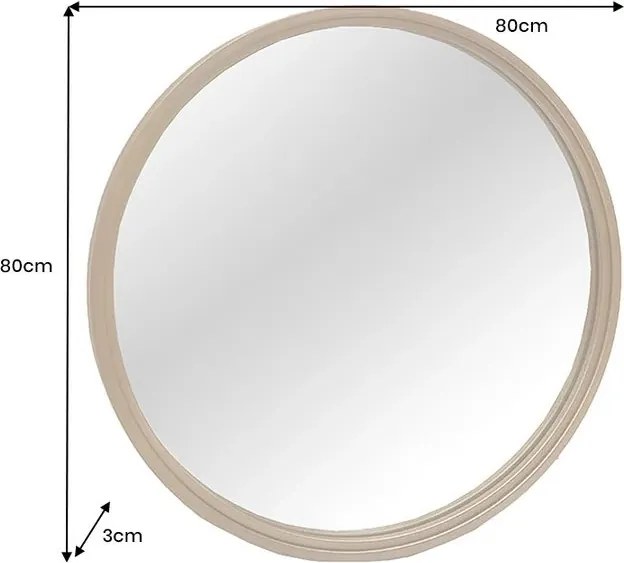 Oglinda decorativa Portrait 80cm auriu A-46097 VC