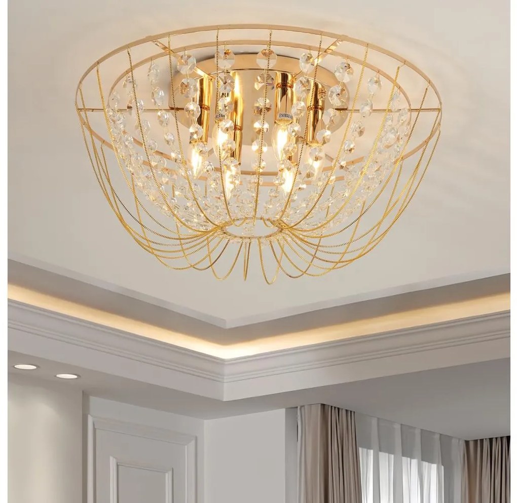 Brilagi - Lustră aplicată VASTERAS, 6 x E14, max. 40W, 230V, Ø 60 cm