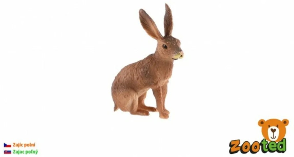 Iepure de câmp zooted plastic 6cm în pungă
