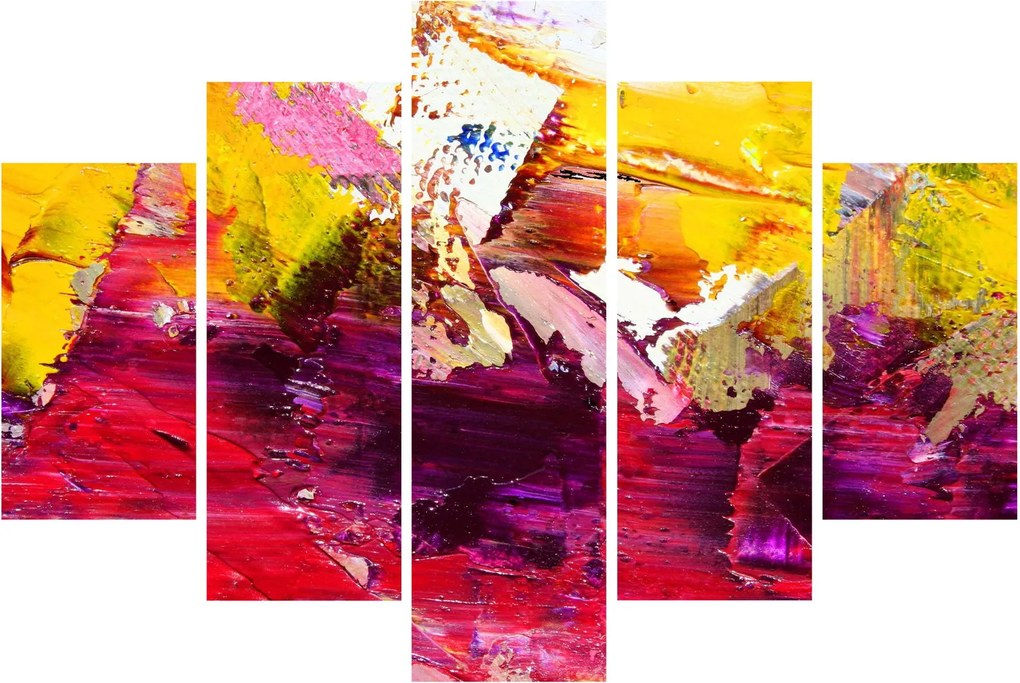 Tablou cu abstracție - pictura (150x105 cm)