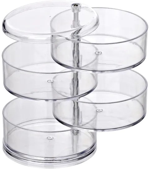 WENKO 20990100 - Organizator TOWER 11,5 x 17,5 cm, transparent
