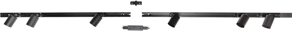 Zuma Line set de iluminat pe șină cu reflectoare 6x W negru 3015