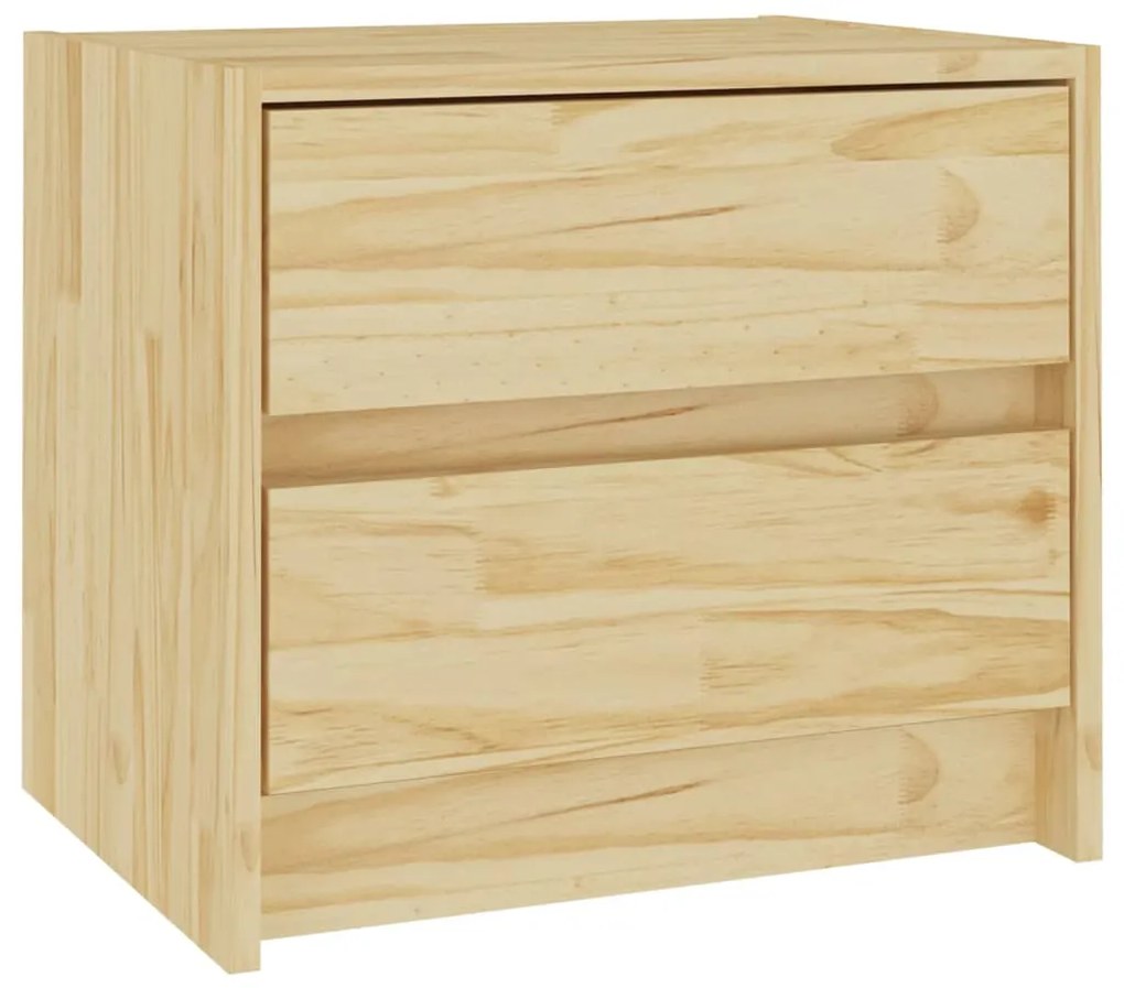 808073 vidaXL Noptieră, 40x30,5x35,5 cm, lemn masiv de pin