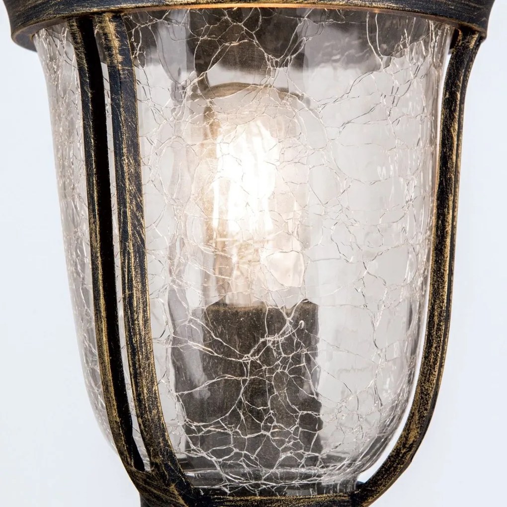Stalp iluminat exterior IP23 H112cm August AL 11-1122/1 Patina OR