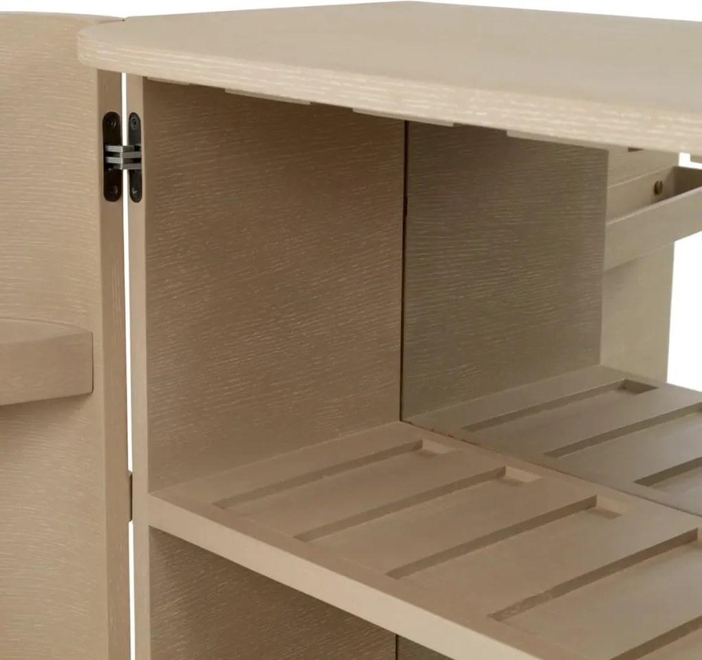 Bufet, Bar design LUX, Furnir de stejar albit, Cabana