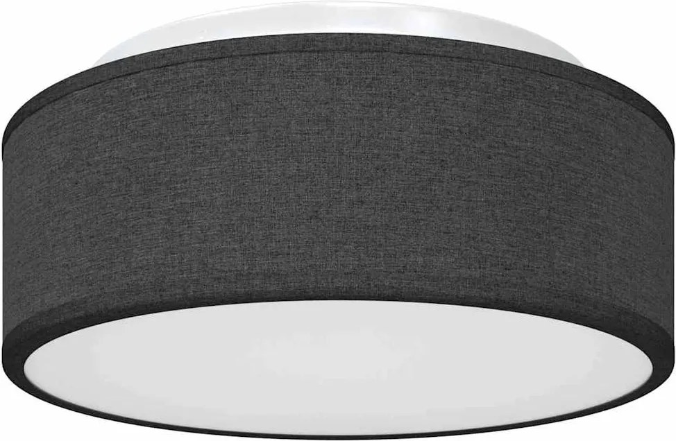 vidaXL Lampă de tavă Negru 30 x 30 x 13,5 cm țesătură