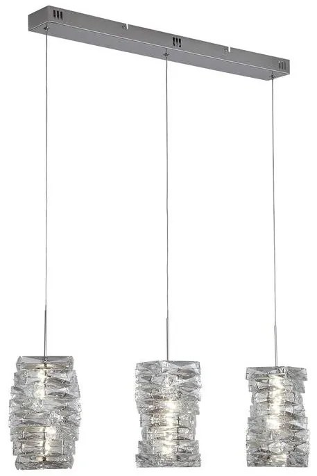 Lustra cu 3 pendule LED Modena