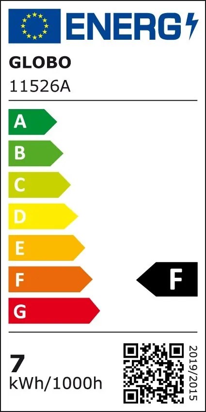 Bec decorativ cu filament LED E27 7W 2700K 11526A GL
