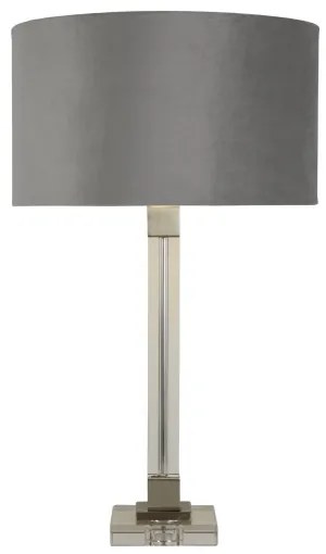 Lampă de masă Searchlight EU67521GY SCARBOROUGH 1xE27/60W/230V gri