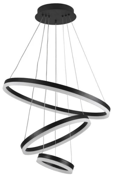 Lustră LED dimabilă pe cablu LED/85W/230V 3000-6500K + telecomandă