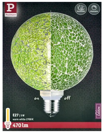 Bec LED reglabil MOSAIC G125 E27/5W/230V 2700K - Paulmann 28747