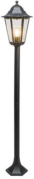 Lampa de exterior clasica in picioare neagra 125 cm IP44 - New Orleans