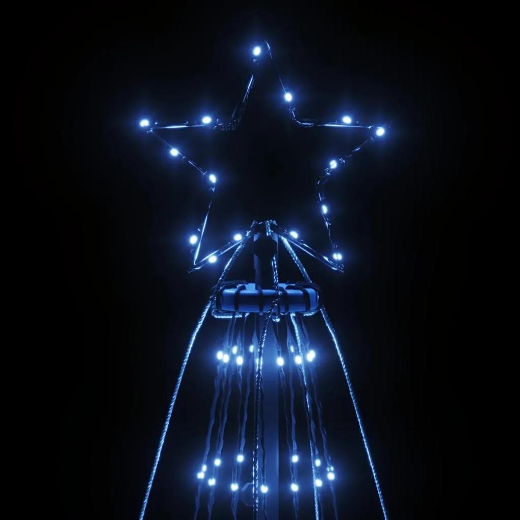 Brad de Craciun, 1134 LED-uri, albastru, 800 cm, cu tarus 1, Albastru, 800 x 230 cm