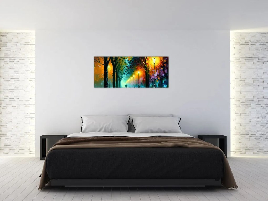 Tablou - Plimbare de noapte (120x50 cm)