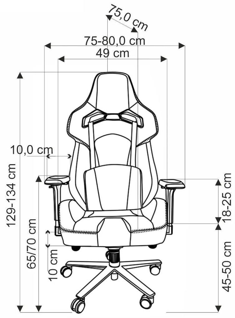Fotoliu gaming Aligator (gri + negru). 1092607