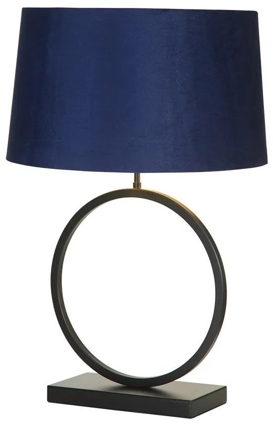 Veioza/Lampa de masa decorativa Elegant negru/navy