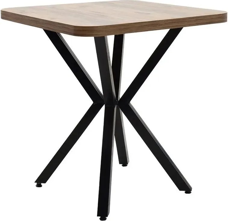 Masa bucatarie patrat  texturata, Homs 70 x 70X75 cm,600125