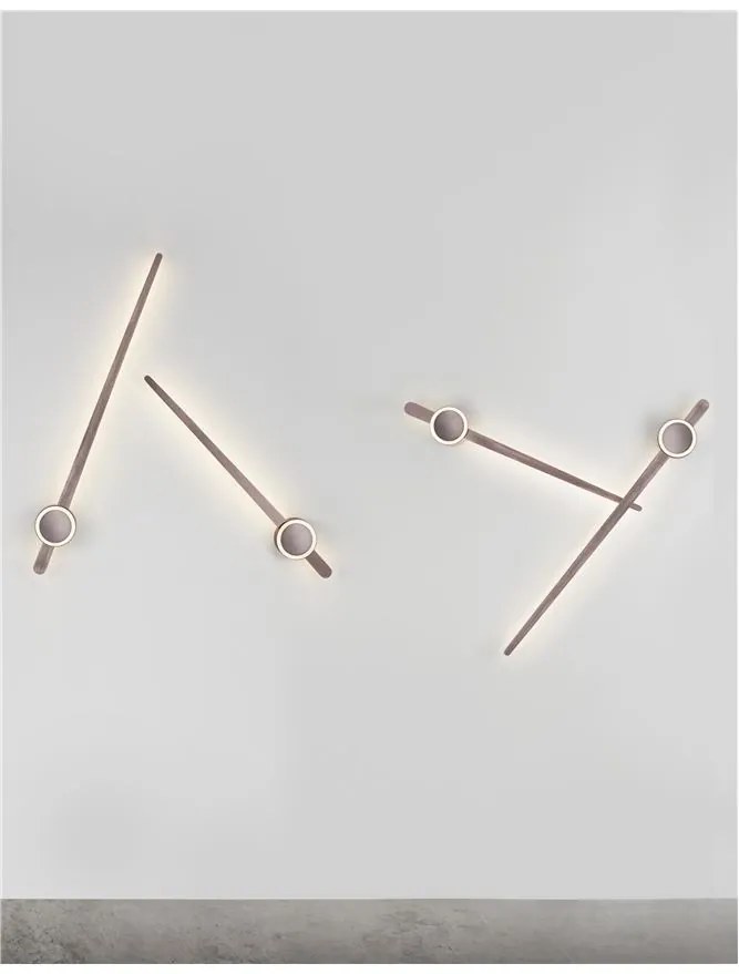 Aplica perete LED design modern decorativ Kedo 80cm NVL-9190618