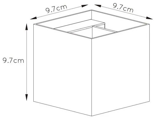 Lucide 09217/04/36 - Aplica perete LED XIO 1xG9/4W/230V antracit