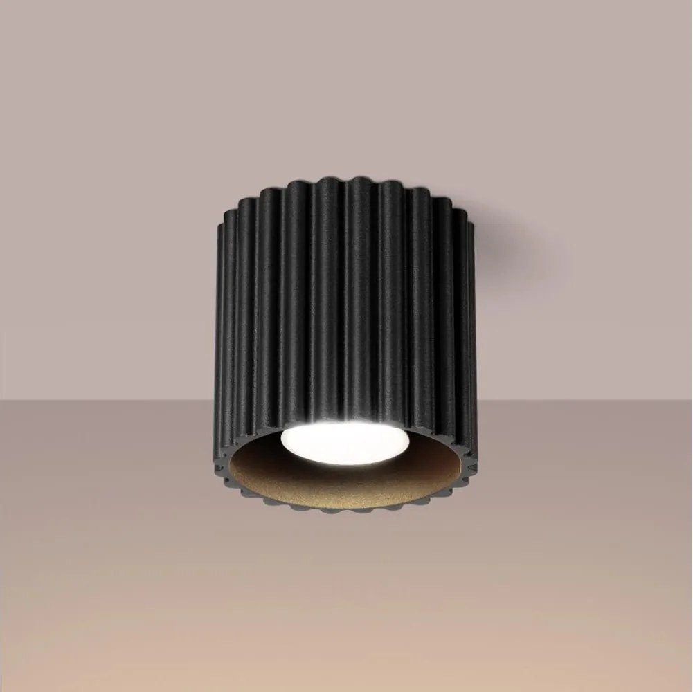 Brilagi - Spot LED SFERA 1x GU10/10W/230V Ø 10 cm negru