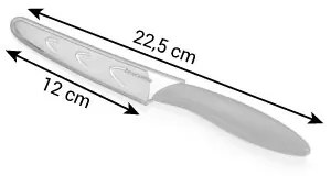 Cuțit de bucătărie Tescoma MicroBlade MOVE 12 cm , cu teacă de protecție