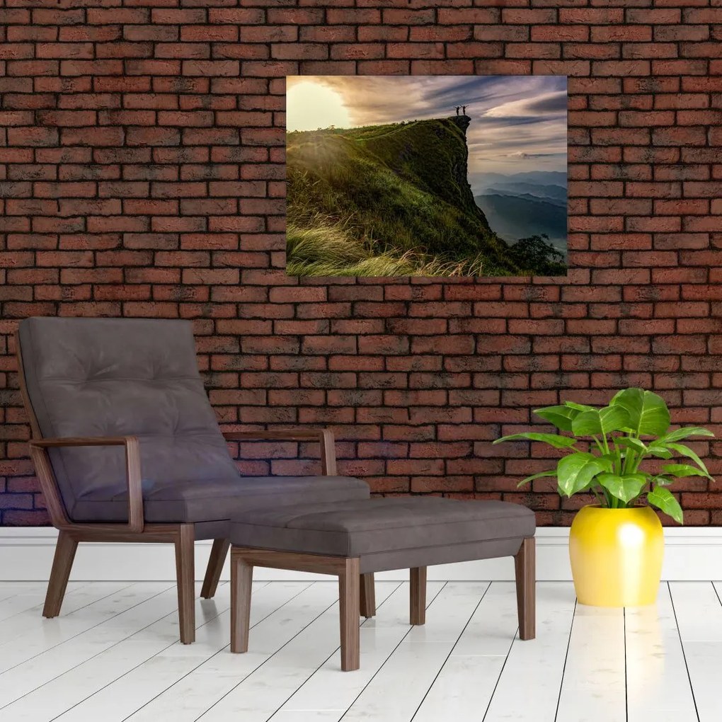 Tablou - Femei la stânci (70x50 cm)