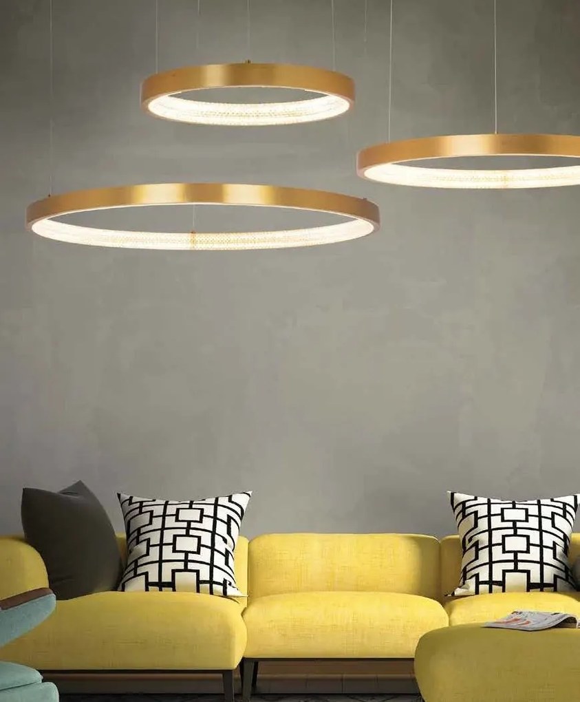 Lustra LED design modern circular ROTUNDA 60cm