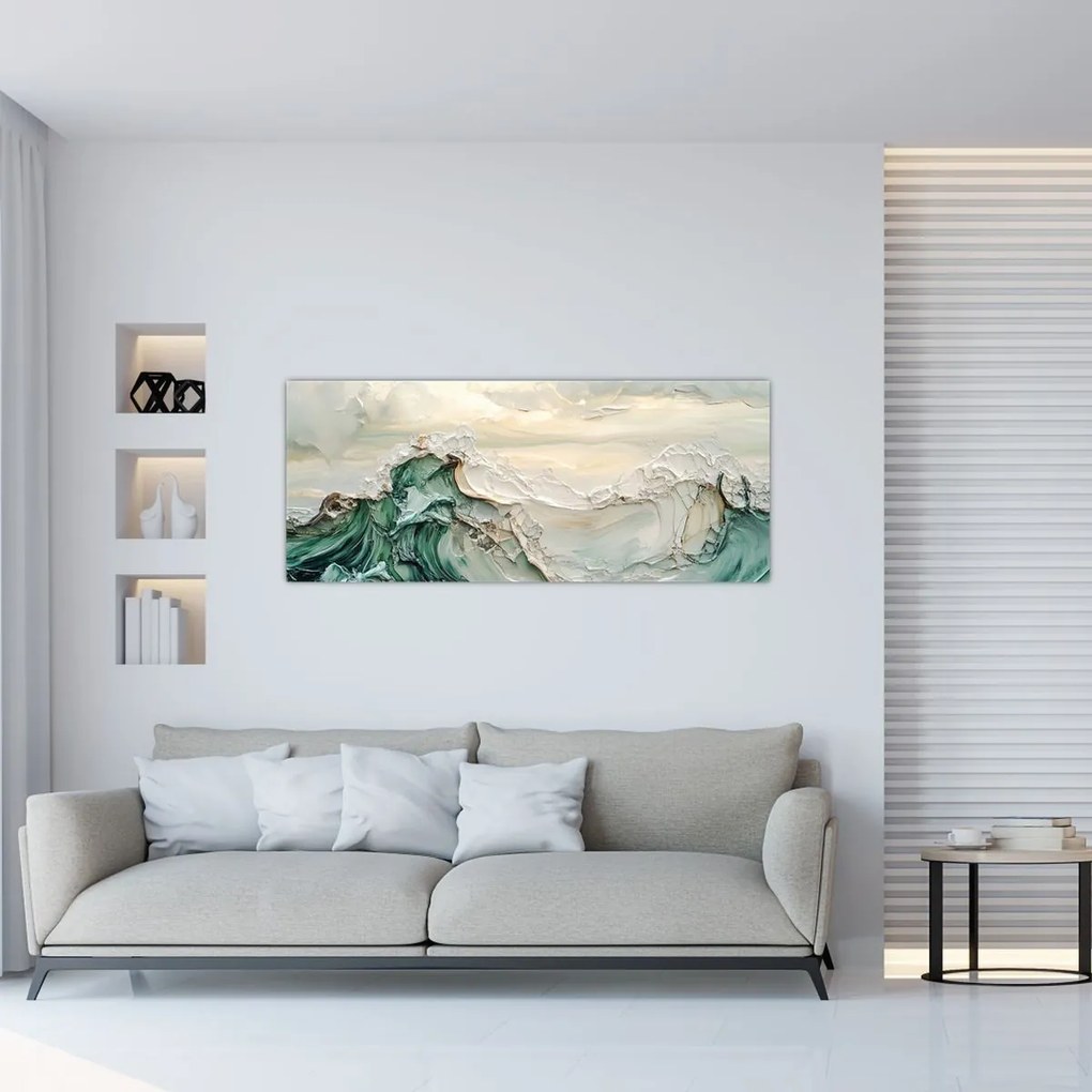 Tablou - Abstracție Marină 3D (120x50 cm)
