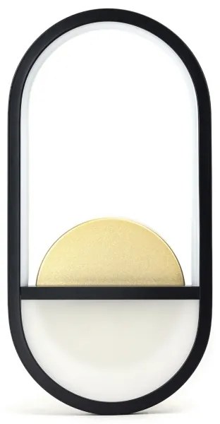 Aplică LED Aigostar LED/13,5W/230V 2700K negru/auriu