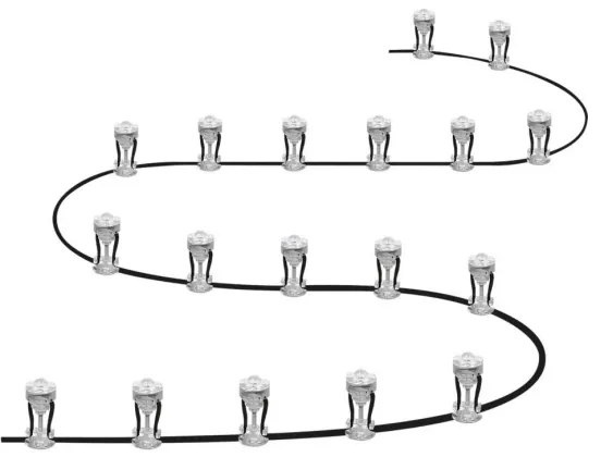 Corp de iluminat LED decorativ de exterior DOT 18xLED/0,7W/230V IP66 Ledvance