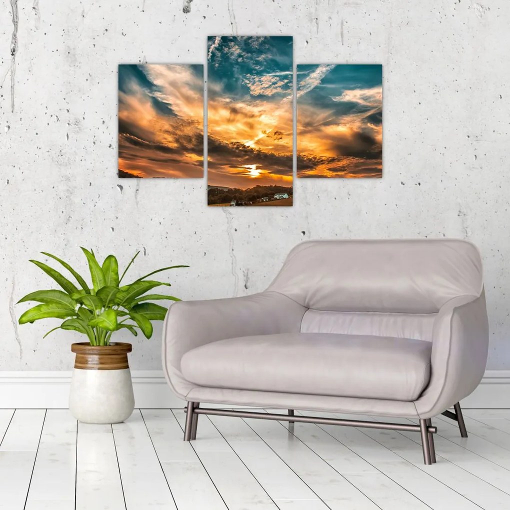 Tablou cu nori (90x60 cm)