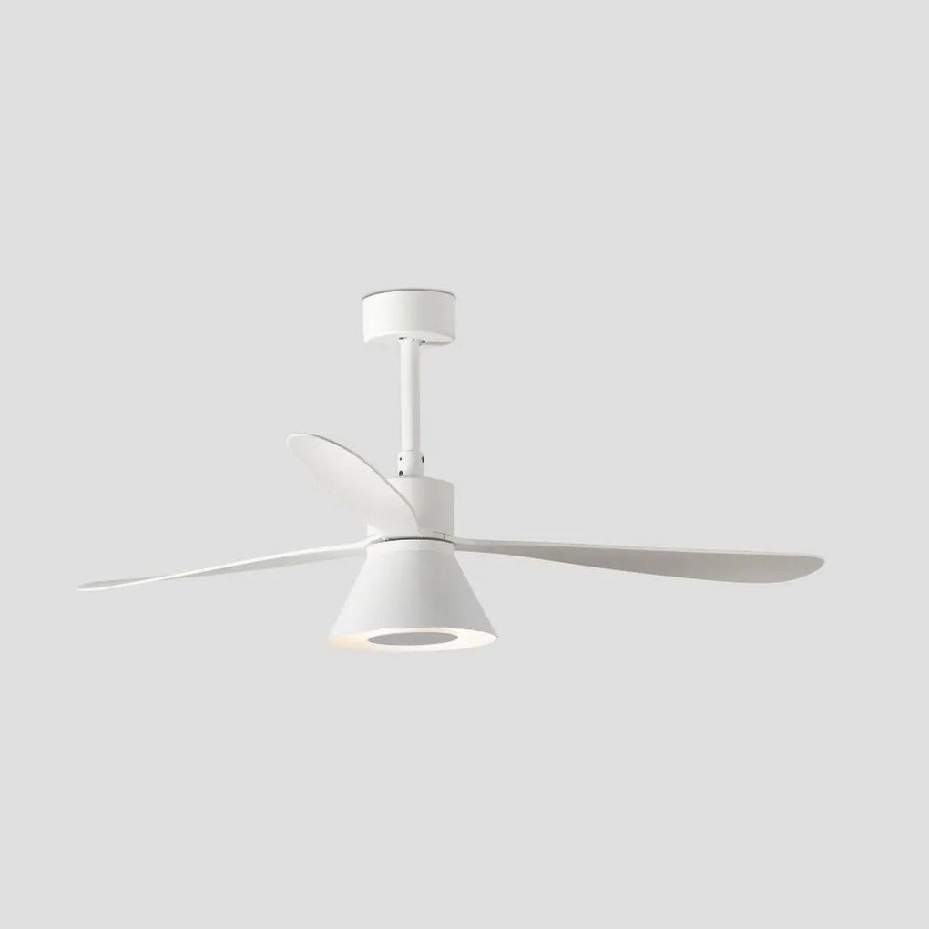 Lustra cu Ventilator si telecomanda AMELIA L CONE LED alb