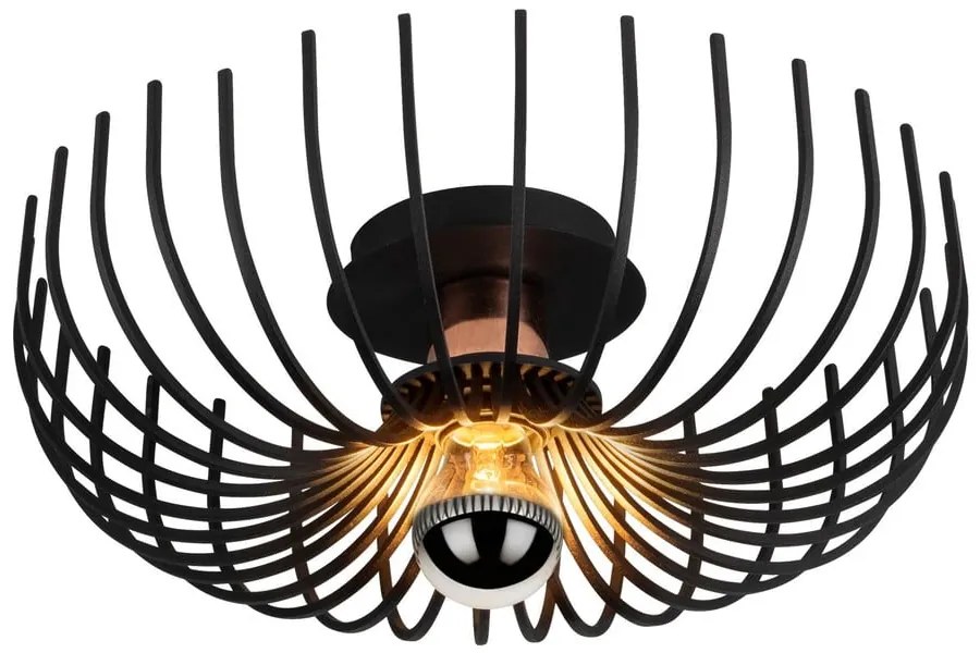 Plafonieră Opviq lights Aspendos, ø 36 cm, negru