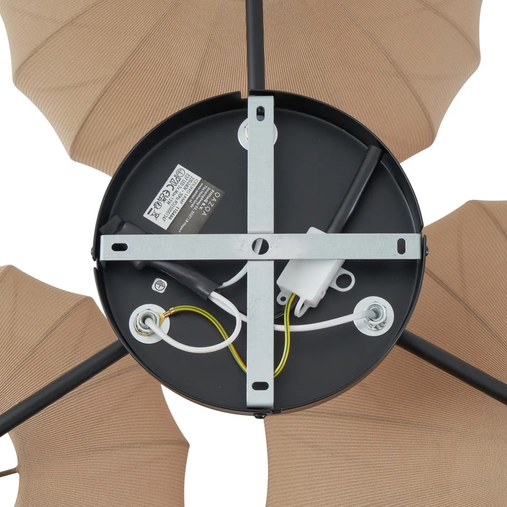 Plafonieră Japandi maro cu 3 lumini - Multi Bida