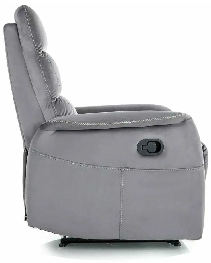 Scaun de masaj Vinci Velvet, gri