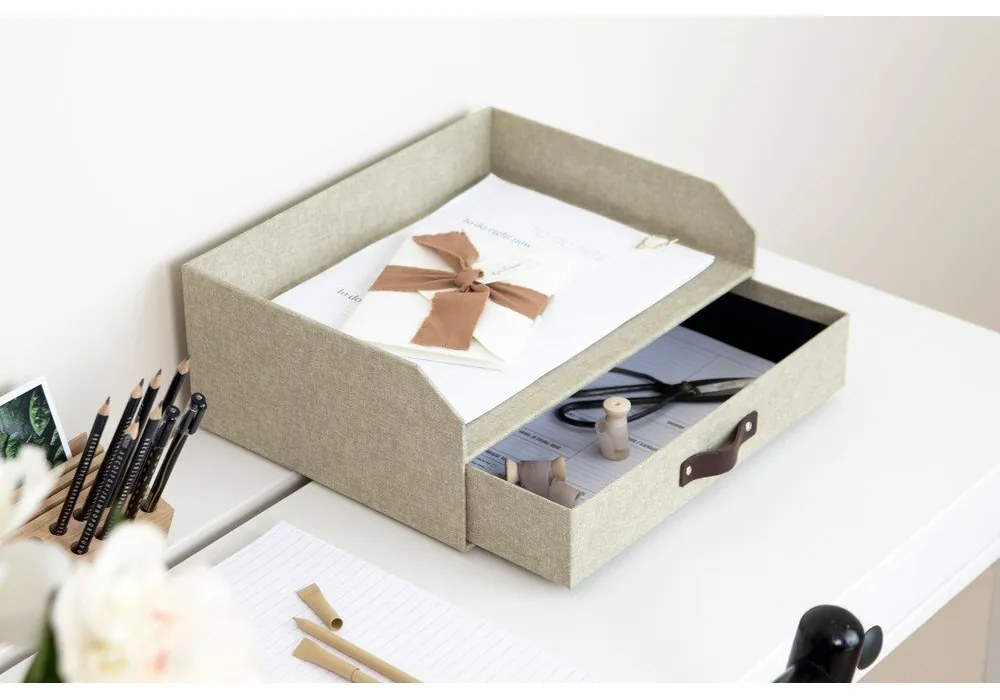 Organizator pentru sertar/pentru documente din carton Walter – Bigso Box of Sweden