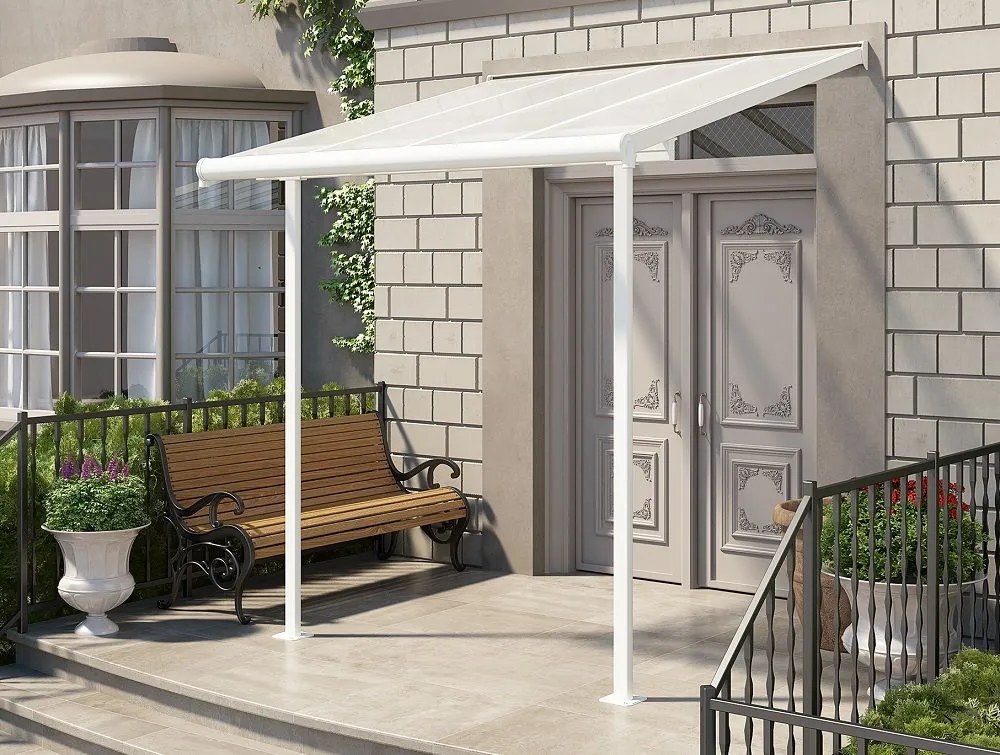 Acoperiș terasă transparent Sierra Palram - Canopia 2,3 x 2,3 m alb