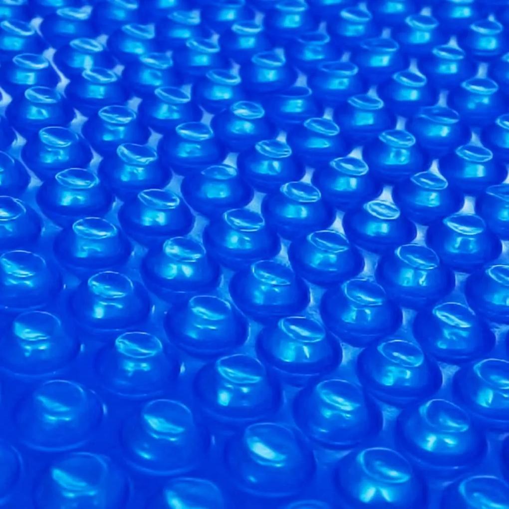 vidaXL Prelată de piscină, albastru, 356 cm, pe