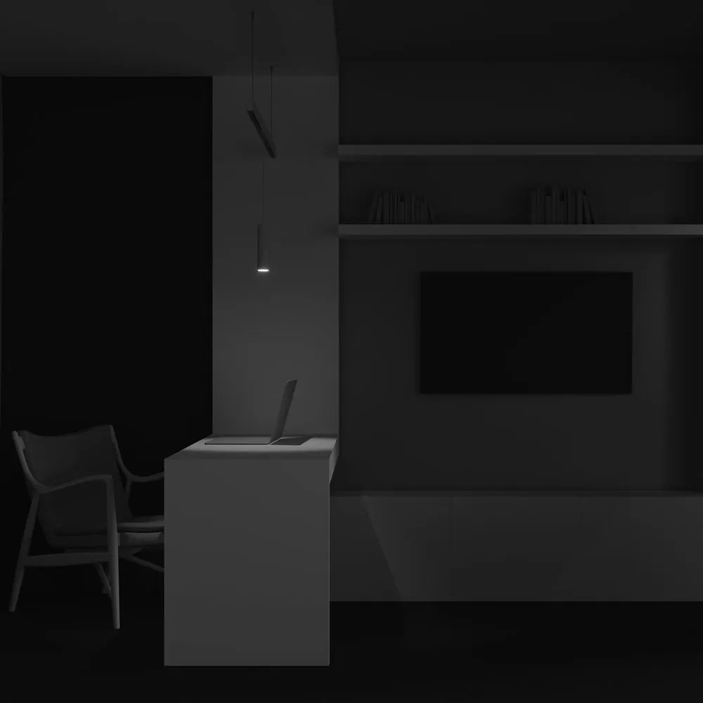 Pendul LED pentru sina magnetica Focus Led Exility 4000K 12W 36 grade