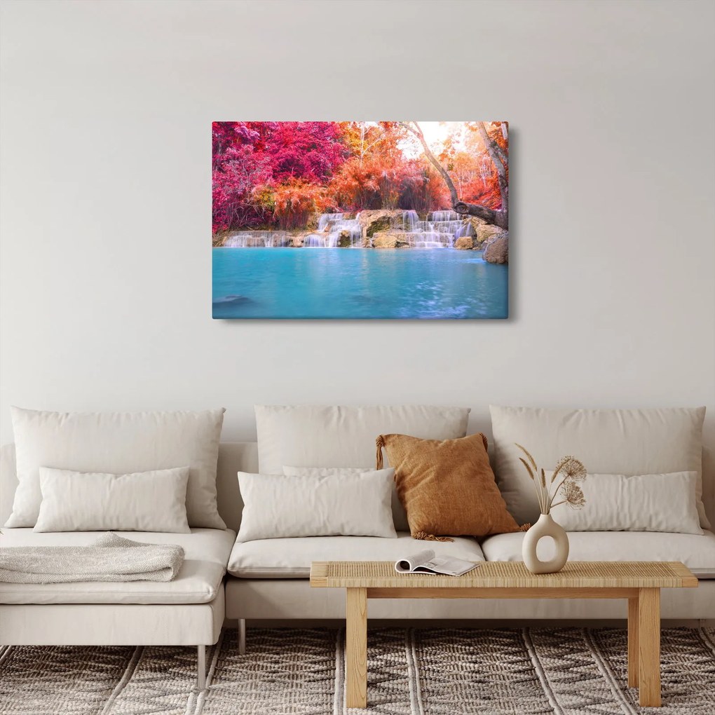 Tablou lagyna turcuaz, Laos, Tat Kuang Si (90x60 cm)