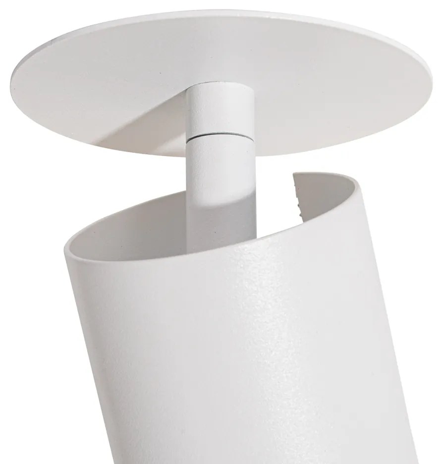 Set de 6 spoturi încastrate moderne albe GU10 50mm - Chels