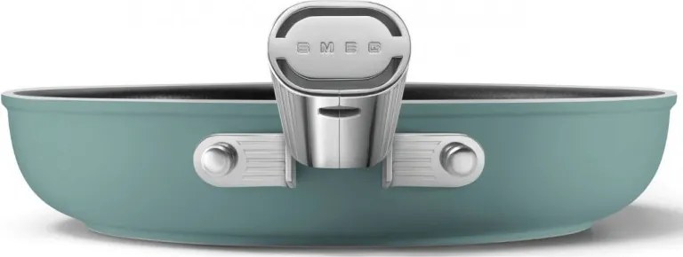 Tigaie SMEG FPF2002EGM, 1,5 l, Ø20 cm, Acoperire ceramica antiaderenta, Pana la 250°C, Fara PFAS, Inductie, Verde smarald