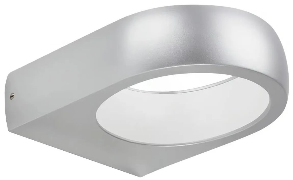 Telefunken 320204TF - Aplică de perete LED pentru exterior, LED/6,5W/230V IP44, crom mat