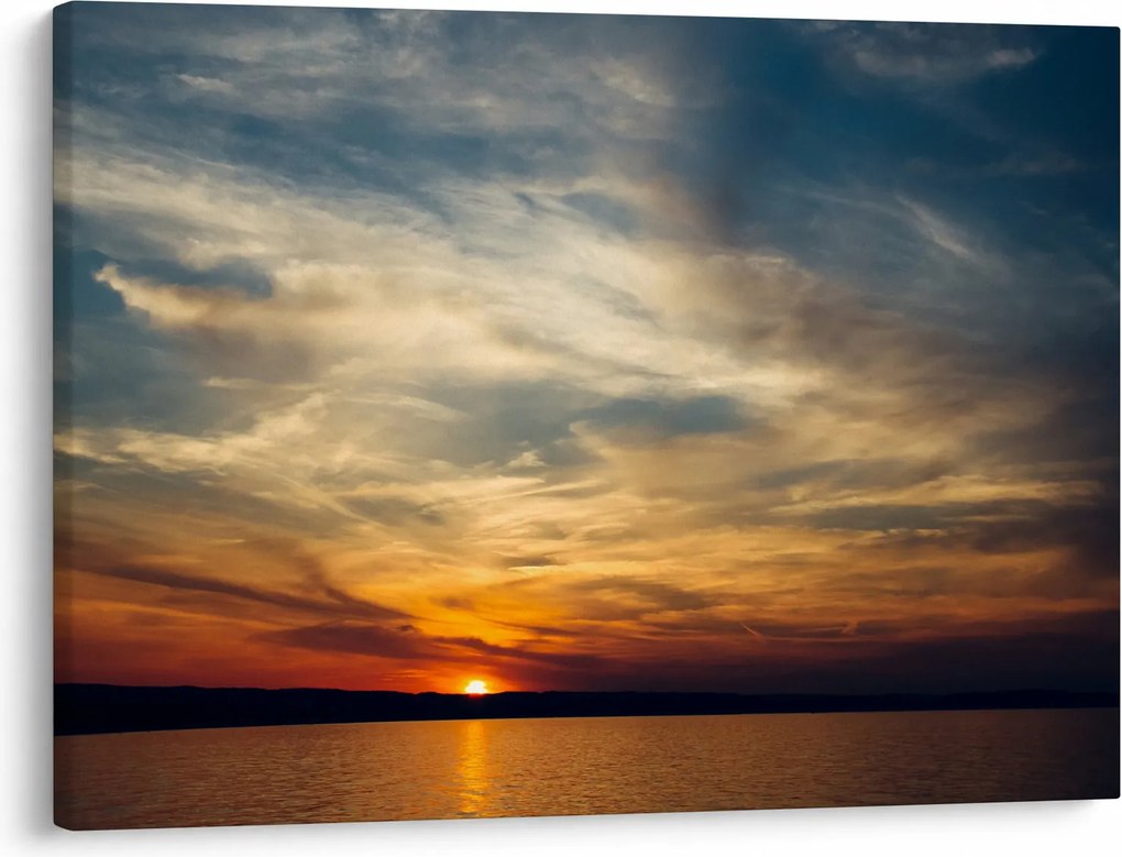 Tablou cu apus de soare (70x50 cm)
