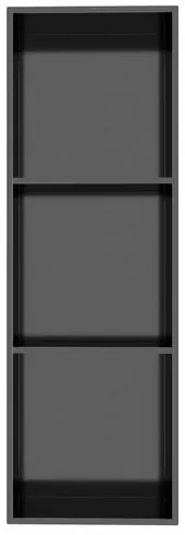 Raft încastrat POLYSAN 1301-27B Inserta, 27 x 81 cm, oțel inoxidabil, antracit